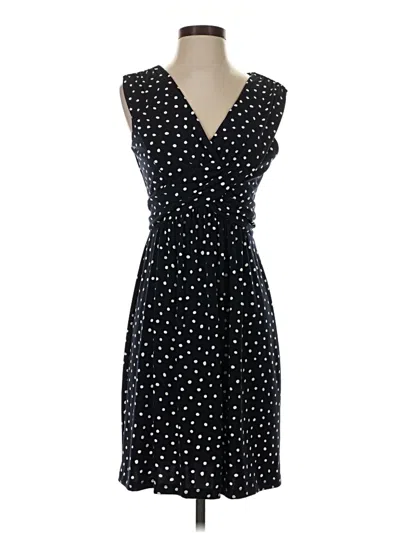 Pre-owned Ann Taylor Loft Cocktail Dress In Black