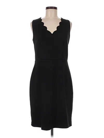 Pre-owned Ann Taylor Loft Cocktail Dress In Black