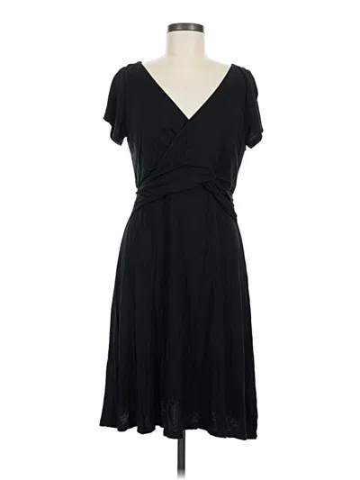 Pre-owned Ann Taylor Loft Cocktail Dress In Black
