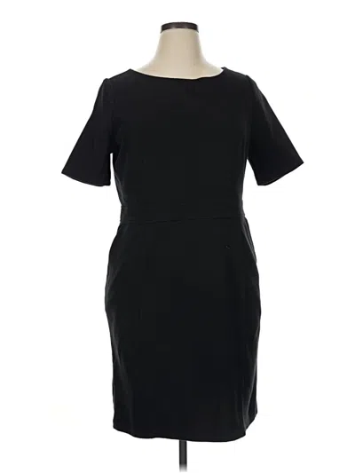 Pre-owned Ann Taylor Loft Cocktail Dress In Black