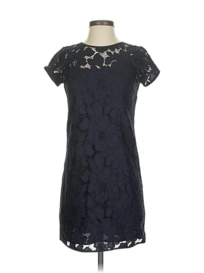 Pre-owned Ann Taylor Loft Cocktail Dress In Blue