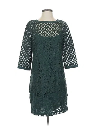 Pre-owned Ann Taylor Loft Cocktail Dress In Blue