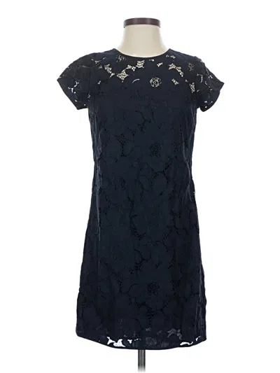 Pre-owned Ann Taylor Loft Cocktail Dress In Blue