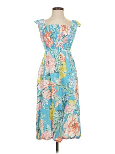 Ann Taylor Loft Cocktail Dress In Blue