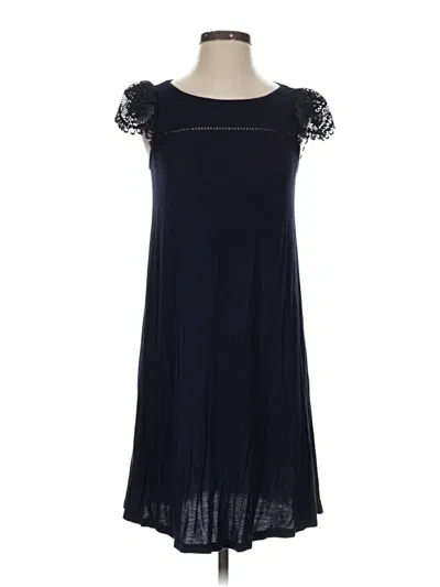 Pre-owned Ann Taylor Loft Cocktail Dress In Blue