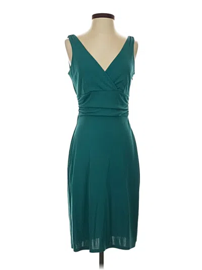 Pre-owned Ann Taylor Loft Cocktail Dress In Blue