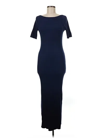 Pre-owned Ann Taylor Loft Cocktail Dress In Blue