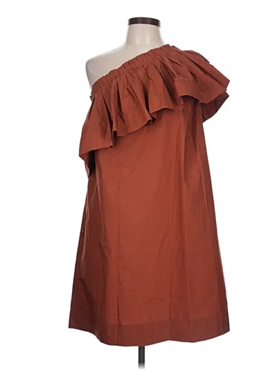 Ann Taylor Loft Cocktail Dress In Brown