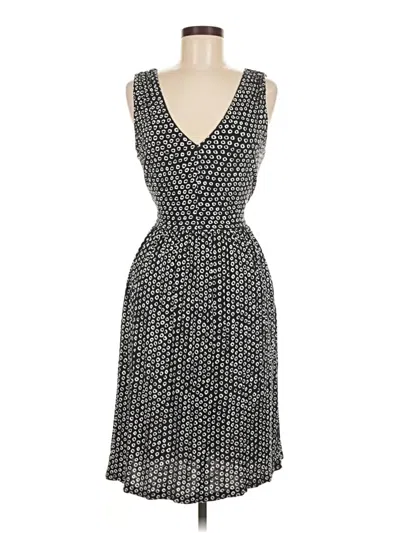 Pre-owned Ann Taylor Loft Cocktail Dress In Gray