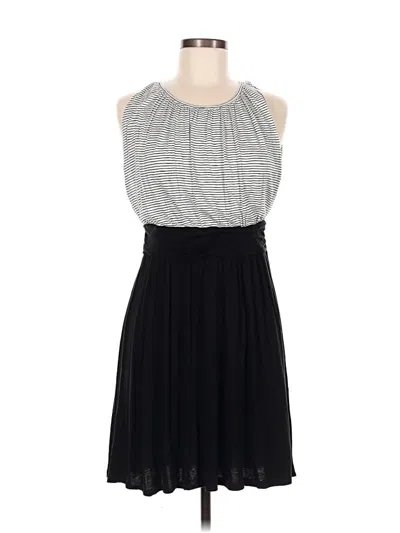 Pre-owned Ann Taylor Loft Cocktail Dress In Gray