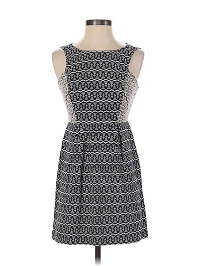 Pre-owned Ann Taylor Loft Cocktail Dress In Gray