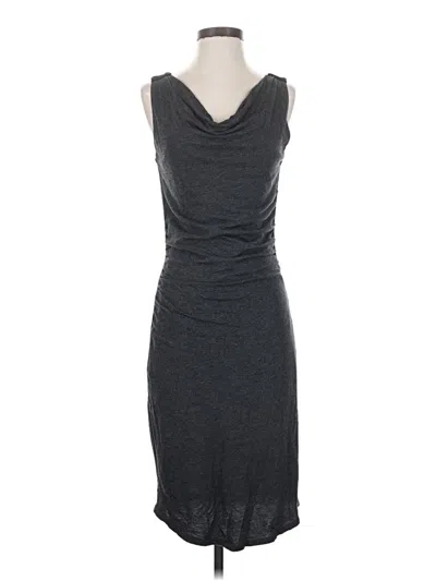 Pre-owned Ann Taylor Loft Cocktail Dress In Gray