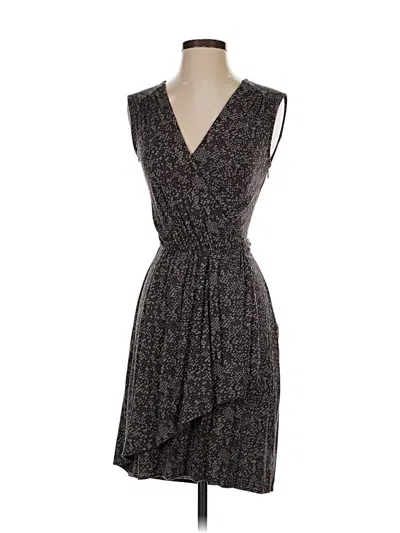 Pre-owned Ann Taylor Loft Cocktail Dress In Gray