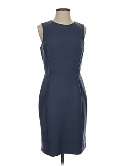 Pre-owned Ann Taylor Loft Cocktail Dress In Gray