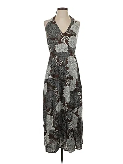 Pre-owned Ann Taylor Loft Cocktail Dress In Gray