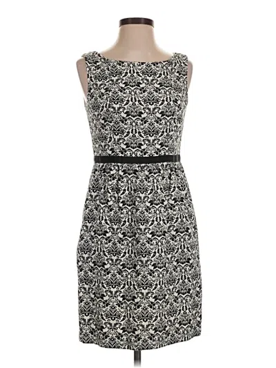Pre-owned Ann Taylor Loft Cocktail Dress In Gray