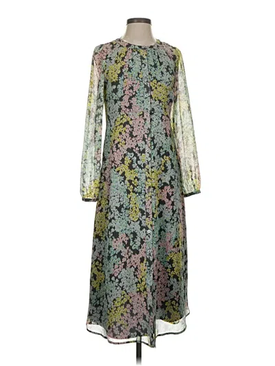 Pre-owned Ann Taylor Loft Cocktail Dress In Green