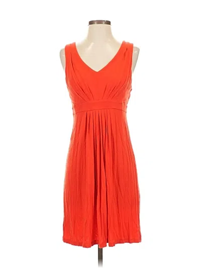 Pre-owned Ann Taylor Loft Cocktail Dress In Orange