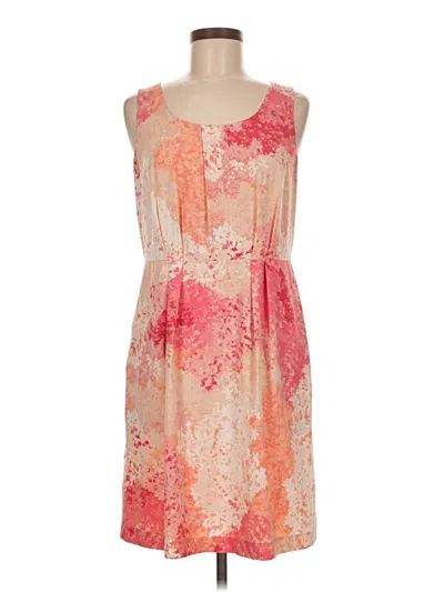 Pre-owned Ann Taylor Loft Cocktail Dress In Orange