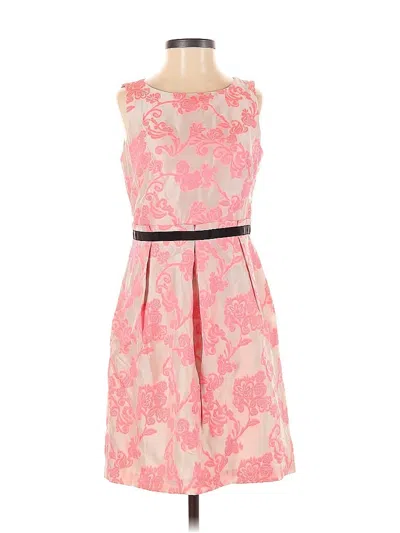 Pre-owned Ann Taylor Loft Cocktail Dress In Pink
