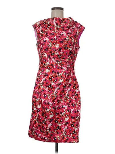 Pre-owned Ann Taylor Loft Cocktail Dress In Pink