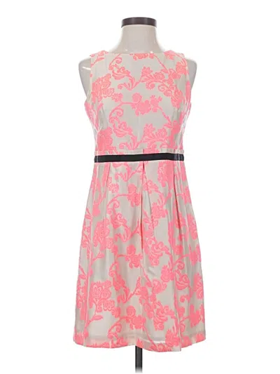 Pre-owned Ann Taylor Loft Cocktail Dress In Pink
