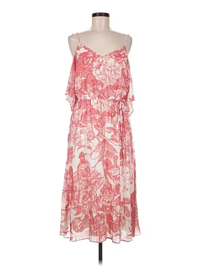 Pre-owned Ann Taylor Loft Cocktail Dress In Pink