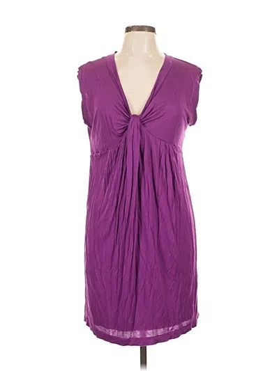 Pre-owned Ann Taylor Loft Cocktail Dress In Purple