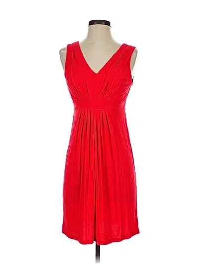 Pre-owned Ann Taylor Loft Cocktail Dress In Red