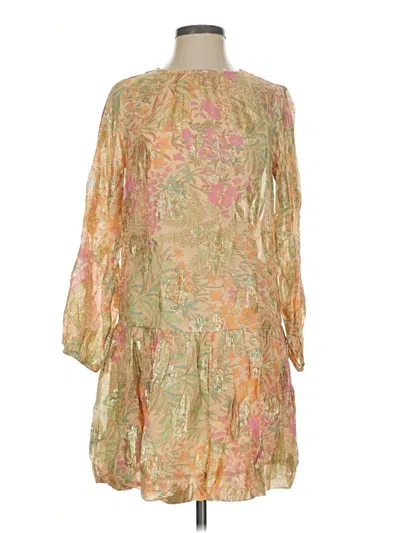 Ann Taylor Loft Cocktail Dress In Tan