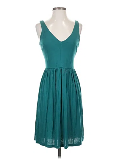 Pre-owned Ann Taylor Loft Cocktail Dress In Teal