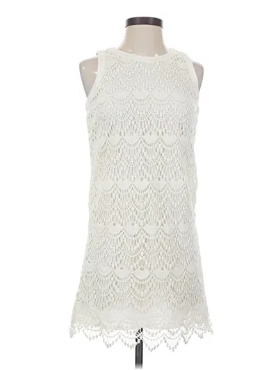 Ann Taylor Loft Cocktail Dress In White