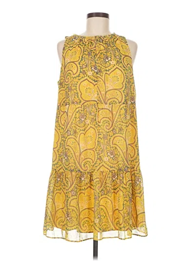 Ann Taylor Loft Cocktail Dress In Yellow