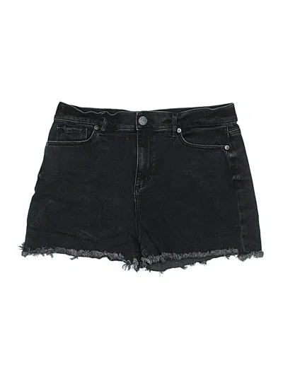 Pre-owned Ann Taylor Loft Denim Shorts In Black