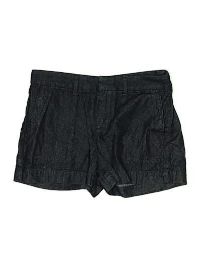 Pre-owned Ann Taylor Loft Denim Shorts In Black