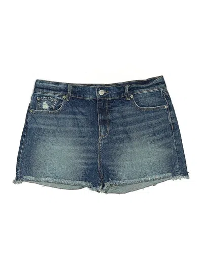 Pre-owned Ann Taylor Loft Denim Shorts In Blue