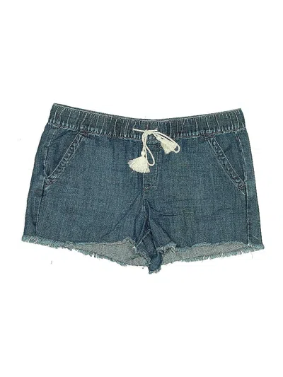 Pre-owned Ann Taylor Loft Denim Shorts In Blue