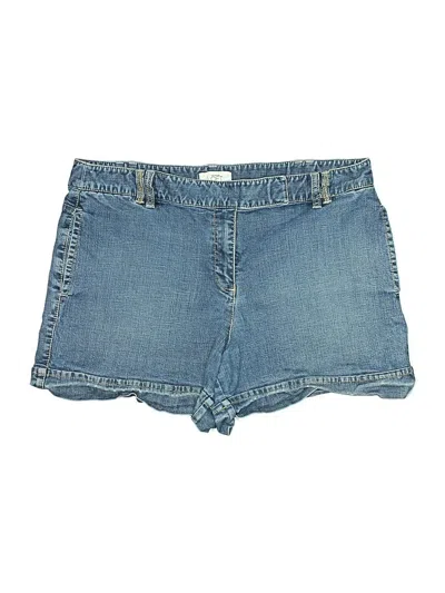 Pre-owned Ann Taylor Loft Denim Shorts In Blue