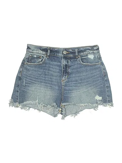 Pre-owned Ann Taylor Loft Denim Shorts In Blue