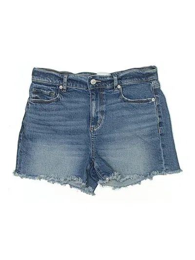 Pre-owned Ann Taylor Loft Denim Shorts In Blue