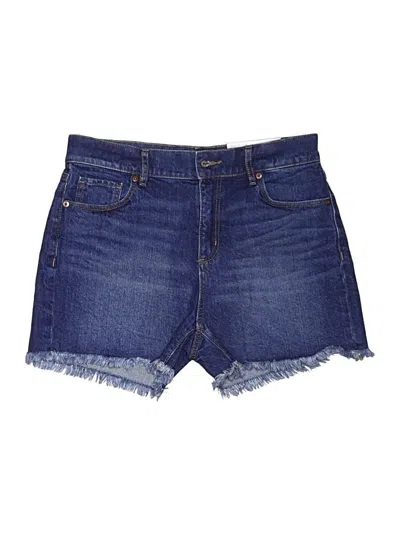 Ann Taylor Loft Denim Shorts In Blue
