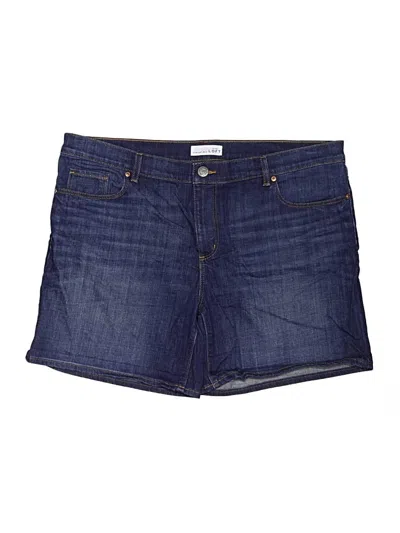 Pre-owned Ann Taylor Loft Denim Shorts In Blue
