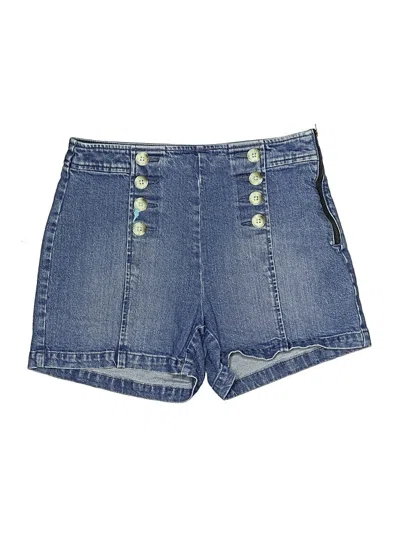 Pre-owned Ann Taylor Loft Denim Shorts In Blue