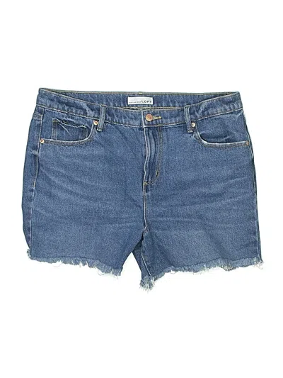Pre-owned Ann Taylor Loft Denim Shorts In Blue