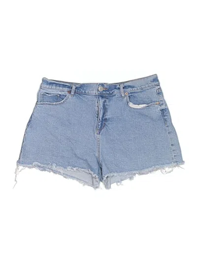 Pre-owned Ann Taylor Loft Denim Shorts In Blue