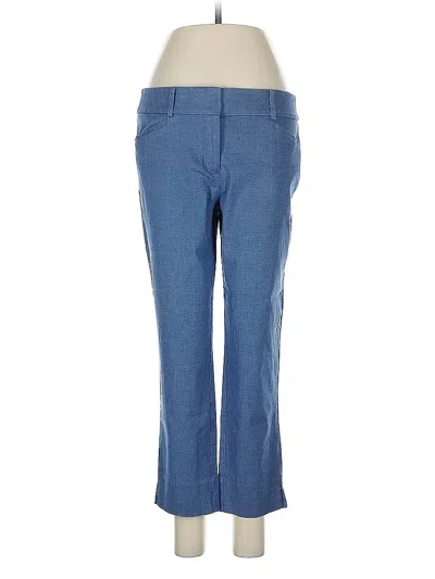Pre-owned Ann Taylor Loft Dress Pants In Blue