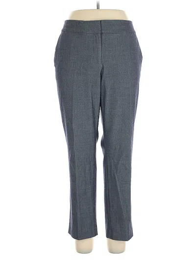 Pre-owned Ann Taylor Loft Dress Pants In Blue
