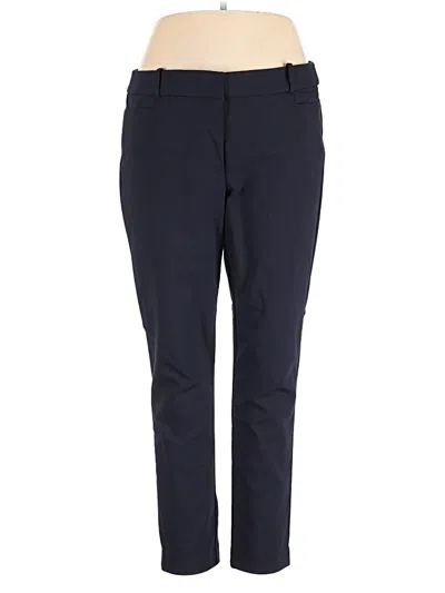 Pre-owned Ann Taylor Loft Dress Pants In Blue