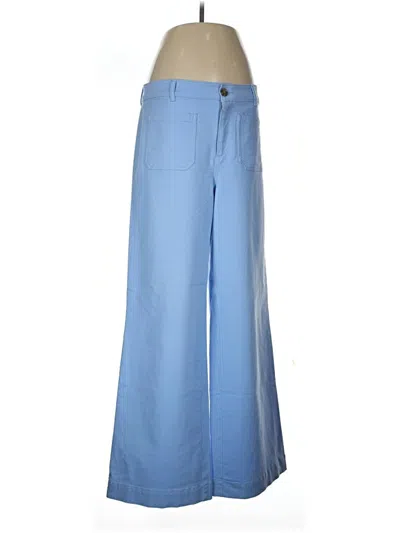 Pre-owned Ann Taylor Loft Dress Pants In Blue