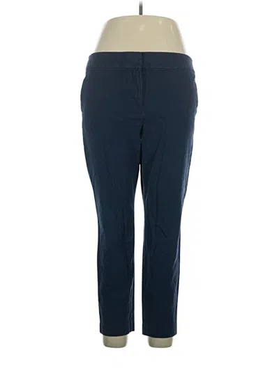 Pre-owned Ann Taylor Loft Dress Pants In Blue